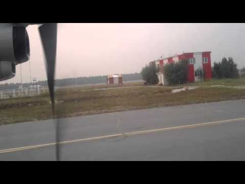Видео: Взлёт ATR 42 Сургут   Тюмень