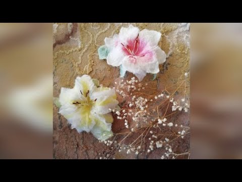 Видео: ВАЛЯНИЕ ЦВЕТКА
