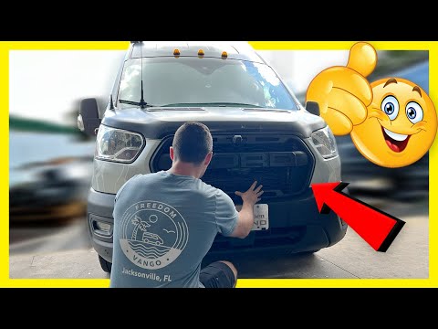 Видео: Модернизация решетки радиатора Ford Transit Camper Van Raptor