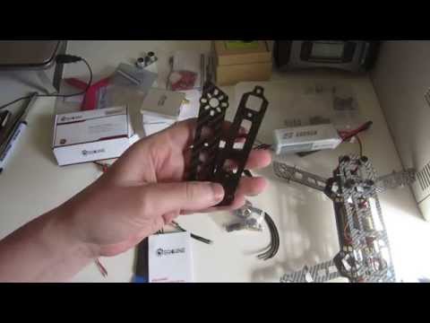 Видео: Обзор комплектующих для сборки гоночного квадрокоптера на 250 раме с FPV