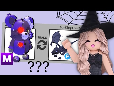 Видео: ЧТО ДАЮТ ЗА МЕГА НЕОН PATCHY BEAR!? ТОП ТРЕЙДЫ! HALLOWEEN UPDATE ADOPT ME!