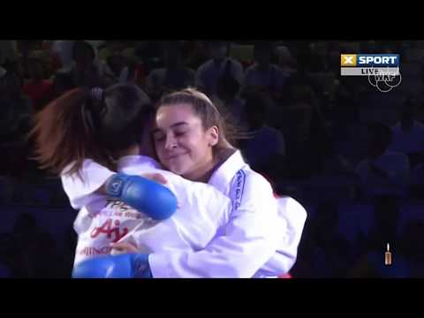 Видео: Карате. Прем'єр-Ліга. Токіо. Фінал. Анжеліка Терлюга - Вен Цзю Юнь