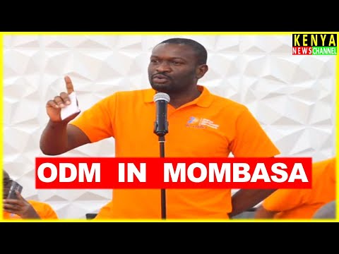 Видео: «ODM HATUJASEMA RUTO NI TUTAM» Сифуна РЕВЁТ в Момбасе с Обуру Одингой в преддверии дополнительных...