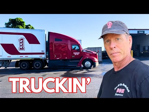 Видео: Плохая парковка грузовика и движение по трёхсторонней развязке? Жизнь водителя грузовика и его жены