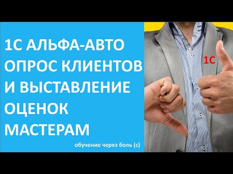 Видео: Опрос клиентов о результате работы мастеров - 1C Альфа-авто