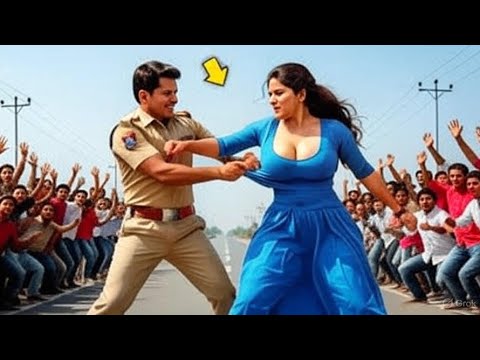 Видео: Полицейский докучал женщине-офицеру IPS на публике — то, что произошло дальше, потрясло всех!