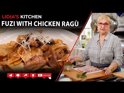 Видео: Фузи с куриным рагу