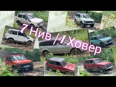 Видео: 7 Нив и 1 Ховер. Что может китаец? Путешествие после ливней.