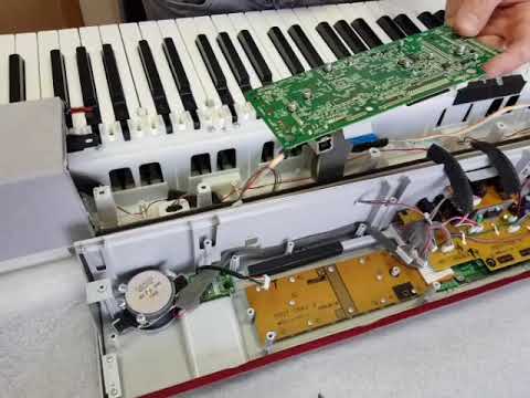 Видео: Ремонт цифрового пианино CASIO PX350W.