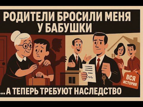 Видео: Как родители бросили меня у бабушки из-за болезней — теперь они хотят наследство.