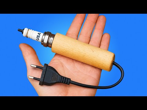 Видео: Как Сделать Простой Сварочный Аппарат Из Свечей Зажигания Дома – Результаты Удивят!