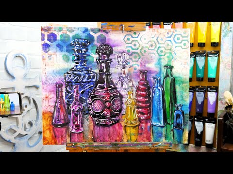 Видео: Давайте поиграем с водорастворимыми масляными красками в палочках!