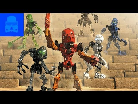Видео: Обзор и оценка анимаций Toa Мата (LEGO BIONICLE ALL TOA MATA VIDEOS)