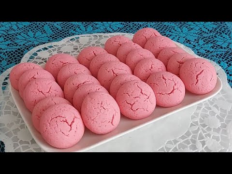 Видео: РОЗОВАЯ КРАСОТА - ПЕЧЕНЬЕ НА СУХОМ КИСЕЛЕ/  Нежное Хрупкое Вкусное/Готовится быстро и просто!