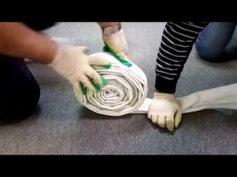 Видео: Перекатка пожарных рукавов