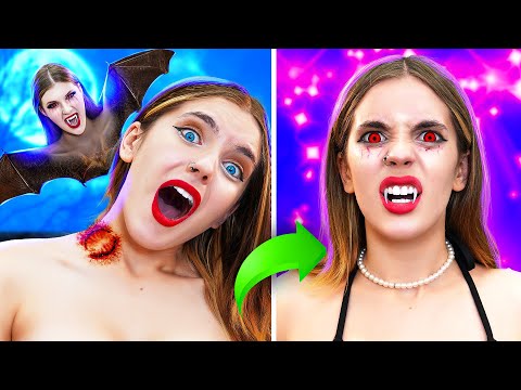 Видео: Королева Школы Стала Вампиром! Жизненные Проблемы Популярных Девушек!