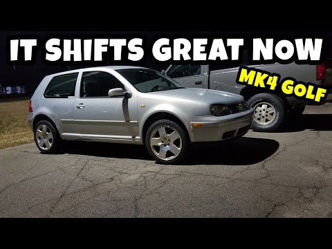 Видео: Модернизация втулки троса переключения передач UroTuning для MK4 GOLF