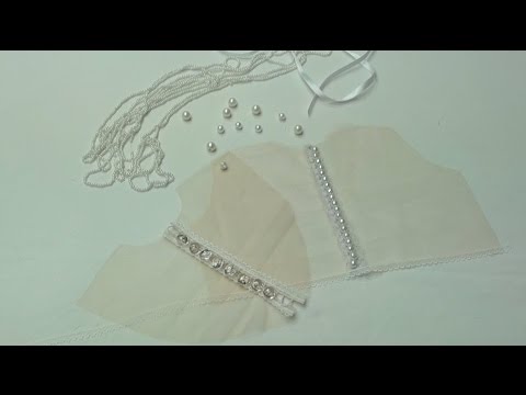 Видео: Застежка на воздушных петельках на спине из прозрачной эластичной сетки - 2