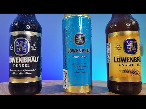 Видео: Пиво Lowenbrau Original, Ungefiltert и Dunkel