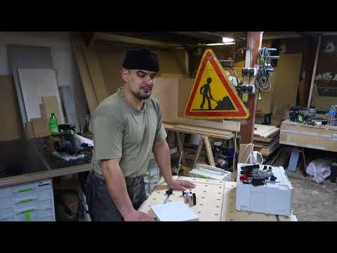 Видео: опытный завод кнопки для systainer  2 и перфорированной таблетки типа FESTOOL   mft3