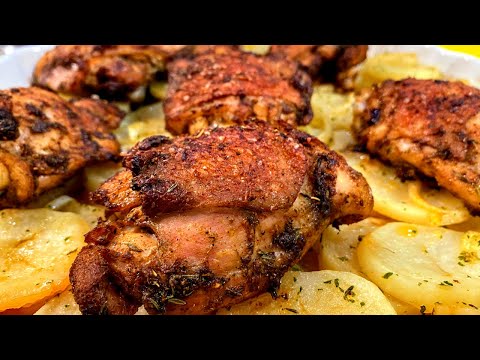 Видео: ЛУЧШИЙ СПОСОБ как приготовить курицу с картошкой! Самый ВКУСНЫЙ рецепт из курицы в духовке.