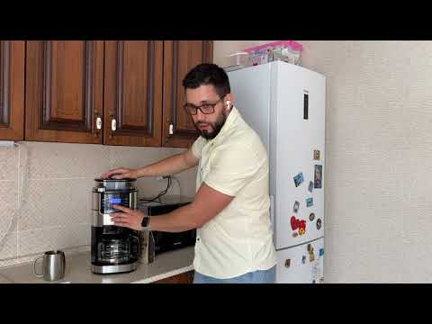 Видео: Kitfort KT-720 Обзор кофеварки с помолом