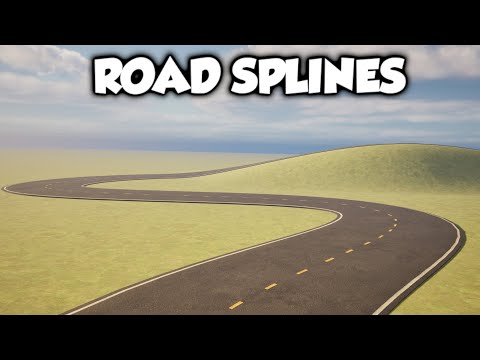 Видео: Как создать сплайны на дорогах в Unreal Engine 5 | Учебник