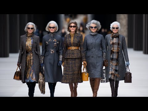 Видео: Вдохновение Burberry: коллекция осень-зима 2025/26 | Элегантная мода для женщин старше 50 лет