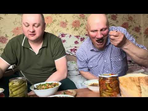 Видео: Баранина с картошкой мукбанг