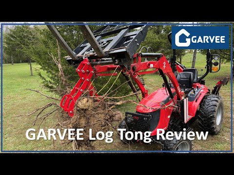 Видео: #328: Мини-захват/клещи для бревен от Garvee.com на моем тракторе RK25