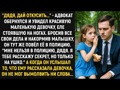 Видео: "Дядя, дай откусить..." - адвокат обернулся и увидел красивую маленькую девочку, еле стоявшую...