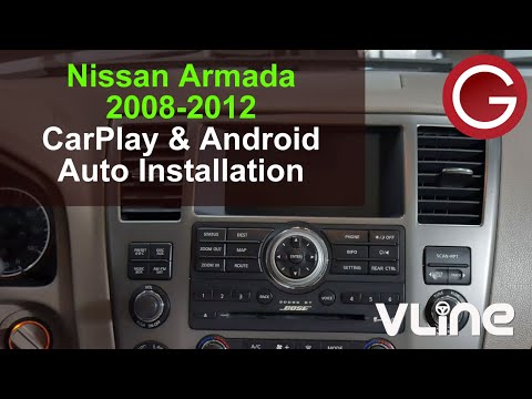 Видео: Как установить беспроводную систему CarPlay Android Auto на Nissan Armada 2008-2012 | GROM VLine ...