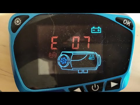 Видео: Ошибка Е-07 китайская автономка фен ищем причину