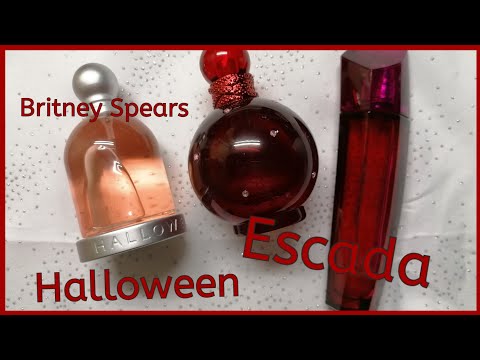Видео: Обзор парфюмов/Halloween Kiss, Britney Spears Hidden fantasy, Escada Magnetism