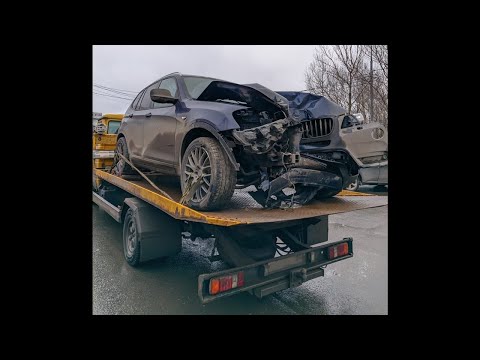 Видео: BMW против БЕТОННОГО СТОЛБА Ремонт после аварии Body Repair