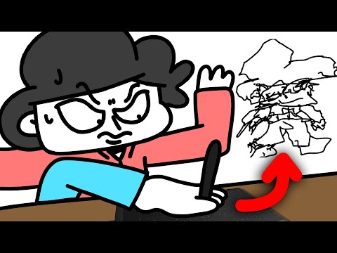 Видео: Пытаюсь Сделать Анимацию Рисуя НОГОЙ