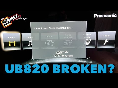 Видео: Проблемы с плеером Panasonic UB820 4K UHD