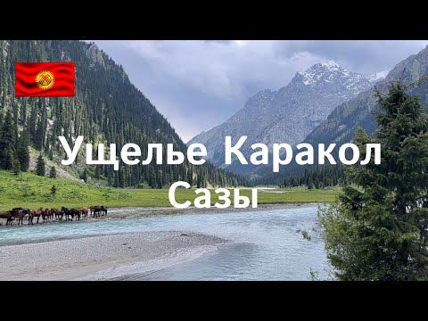 Видео: Ущелье Каракол на велосипедах. Сазы