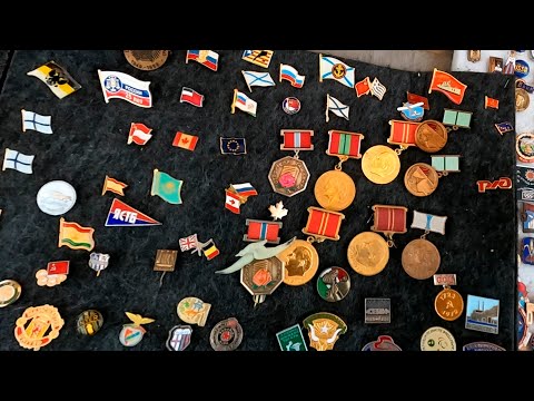 Видео: Значки на БАРАХОЛКЕ Санкт-Петербурга. Одна из точек для примера