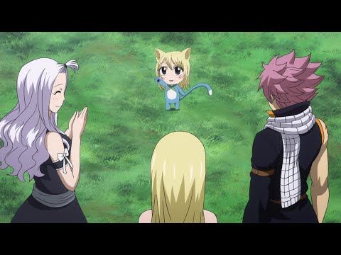 Видео: Мира Учит Нацу, Люси И Ко Превращению (Fairy Tail- Хвост Феи)
