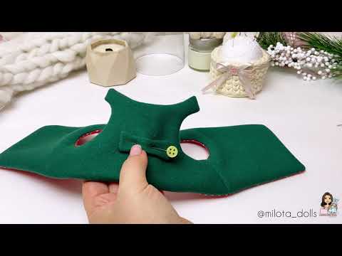 Видео: Жилетка для куклы и игрушки | DIY doll toy clothing