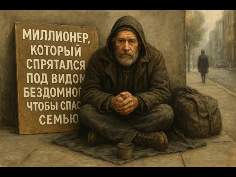 Видео: Миллионер, который спрятался под видом бездомного, чтобы спасти семью!