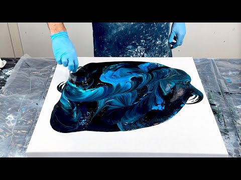 Видео: Disrupted Open Cup Pour~Учебник по Open Cup~Galaxy Pour~Fluid Art~Acrilling~238