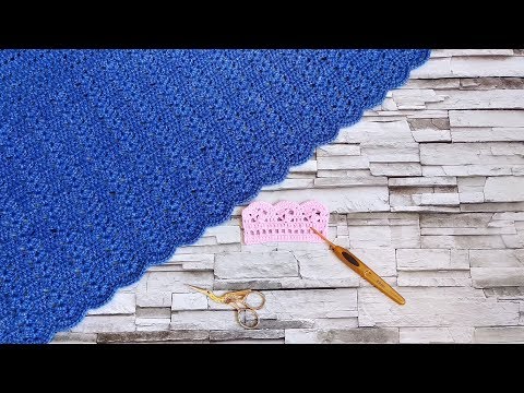 Видео: Простой ажурный узор крючком.МК.Узор №5.