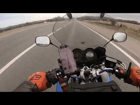 Видео: Тест с дороги после модификаций. Suzuki Bandit 650.