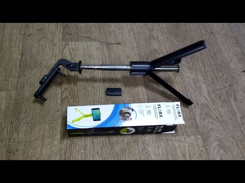 Видео: Штатив-селфи палка с Bluetooth.