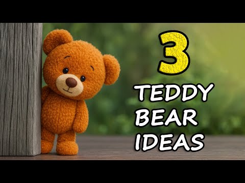 Видео: Эти мишки покорят ваше сердце!🐻3 медвежонка из разных материалов🧤Идеально для начинающих!🧦