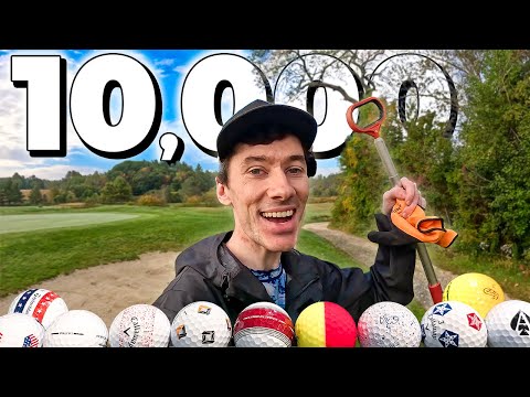 Видео: 10 000 РЕДКИХ потерянных мячей для гольфа найдены в лесу и среди опасностей!