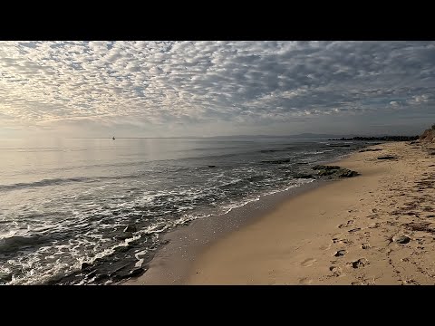 Видео: Утренняя прогулка по берегу Чёрного моря с.Равда, Болгария /Ravda, Bulgaria