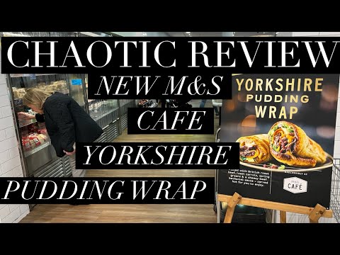 Видео: Обзор йоркширского пудинга в лаваше M&S Cafe, хаотичный обзор в M&S Cafe, обзор еды M&S